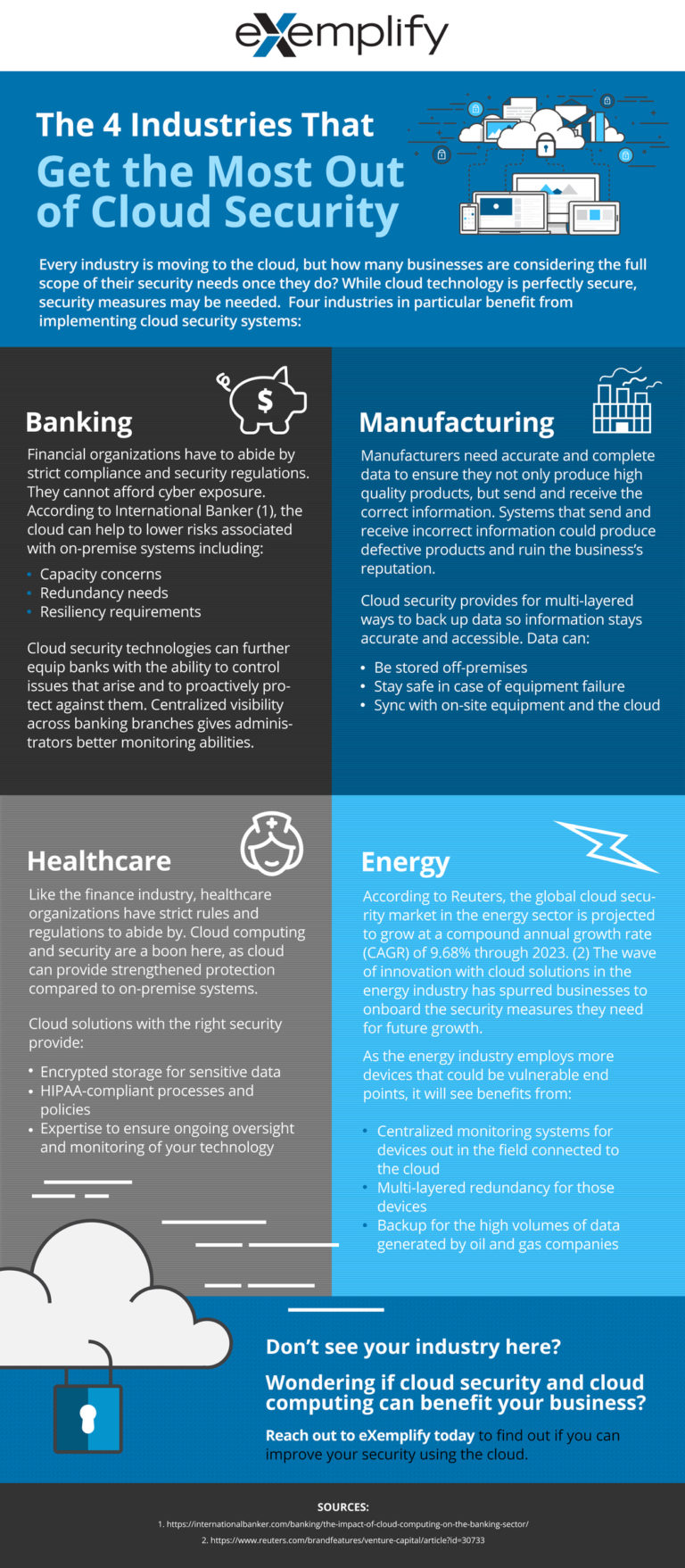 [Infographic] The 4 Industries That Get the Most Out of Cloud Security ...